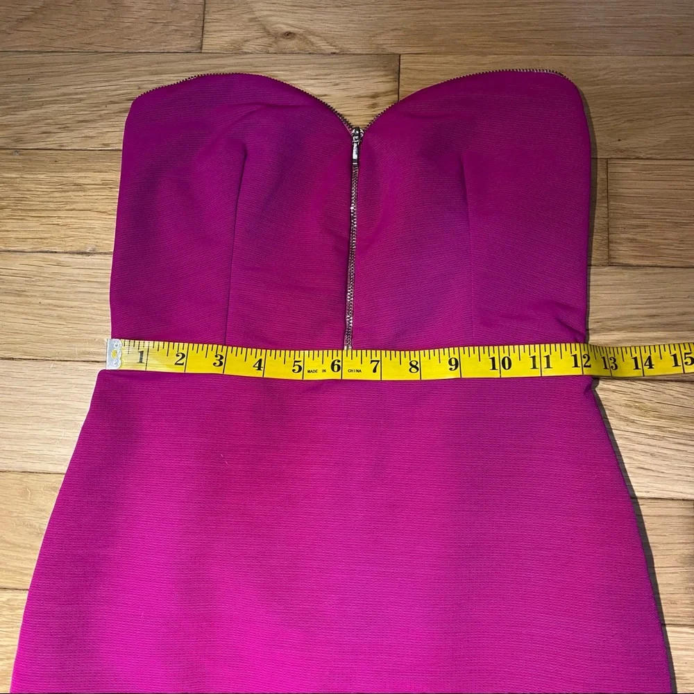 Bec and Bridge Argon Bustier Mini Dress in Bright Fuchsia Pink size 4 - Picture 16 of 17